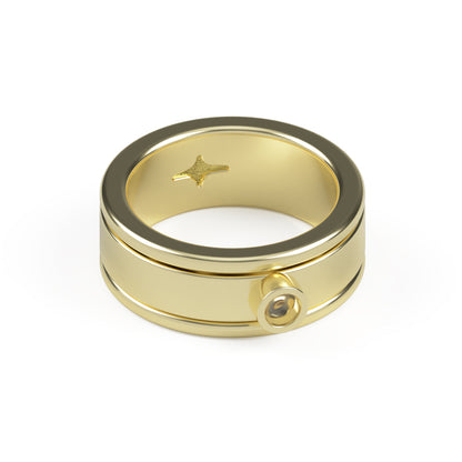 Spinning Lunar Ring